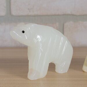 Vintage Stone Polar Bear